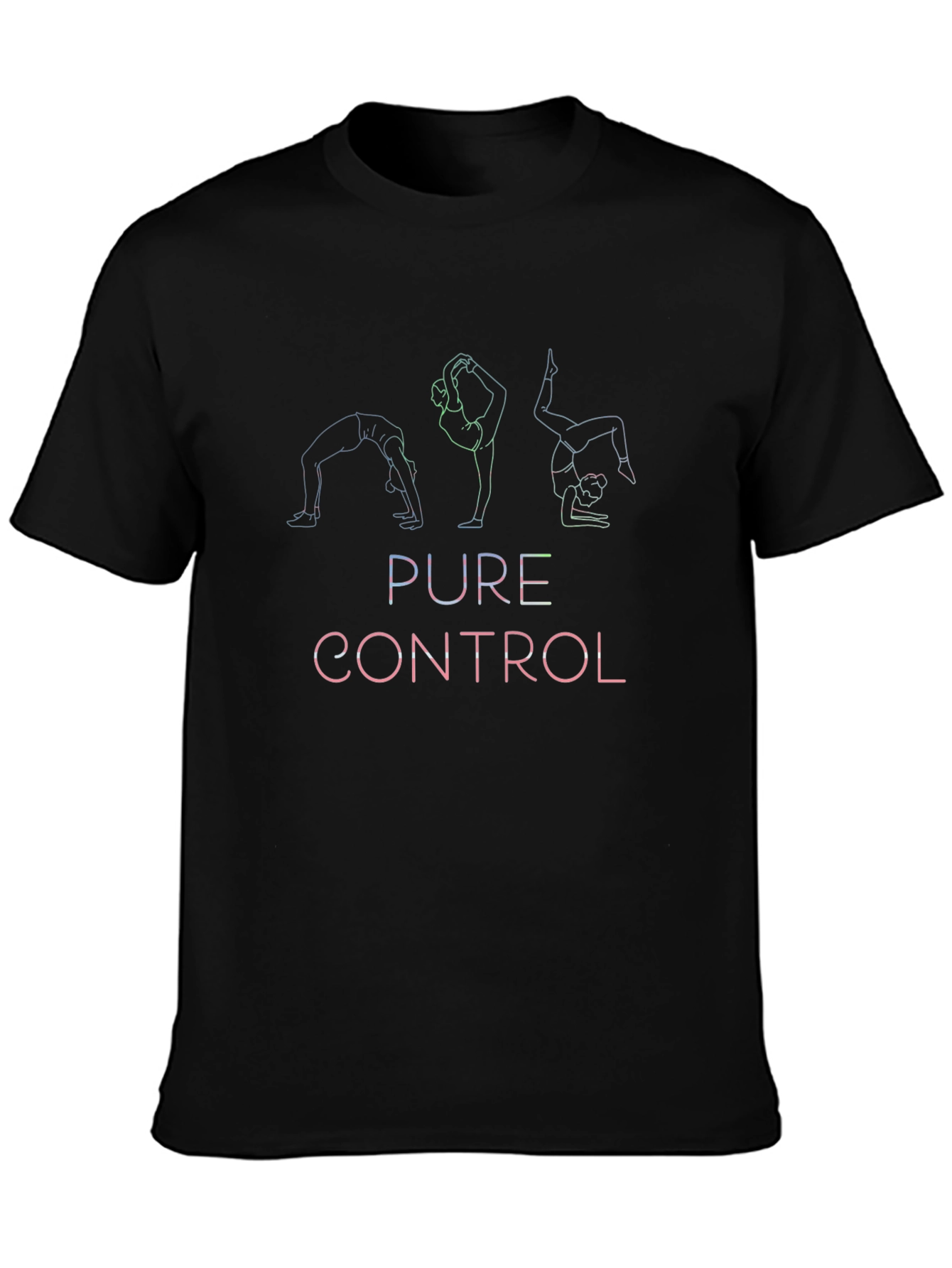 Pure Control Yoga Pose Graphic T-Shirt