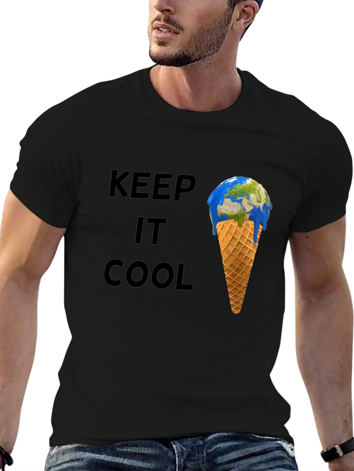 Keep It Cool Earth Ice Cream T-Shirt