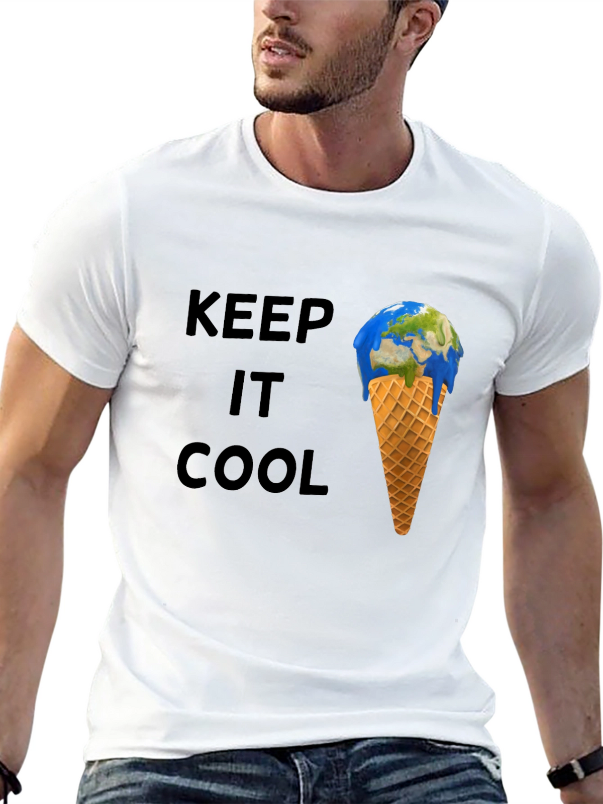 Keep It Cool Earth Ice Cream T-Shirt