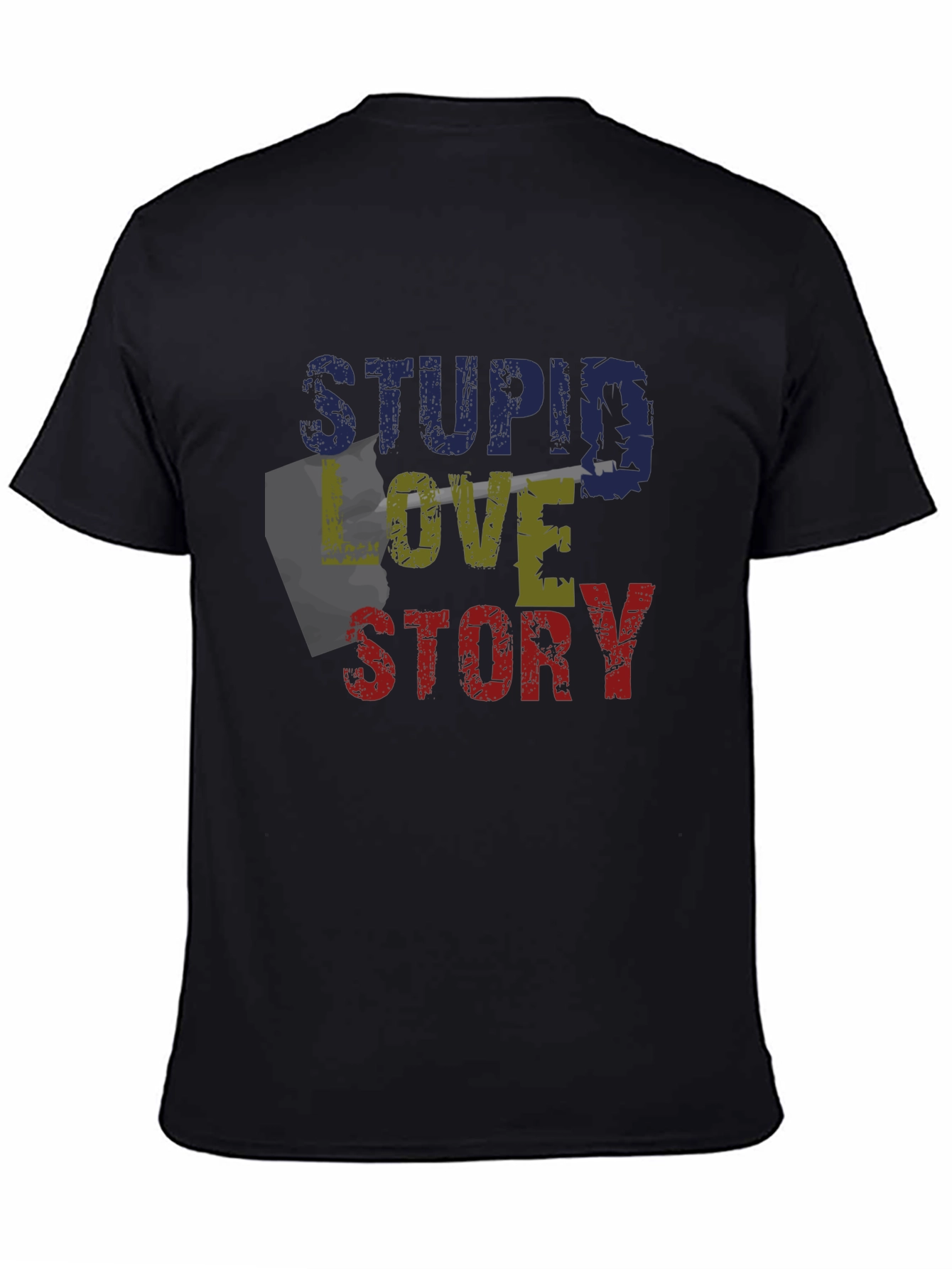 Stupid Love Story Graphic Tee - Unique Design