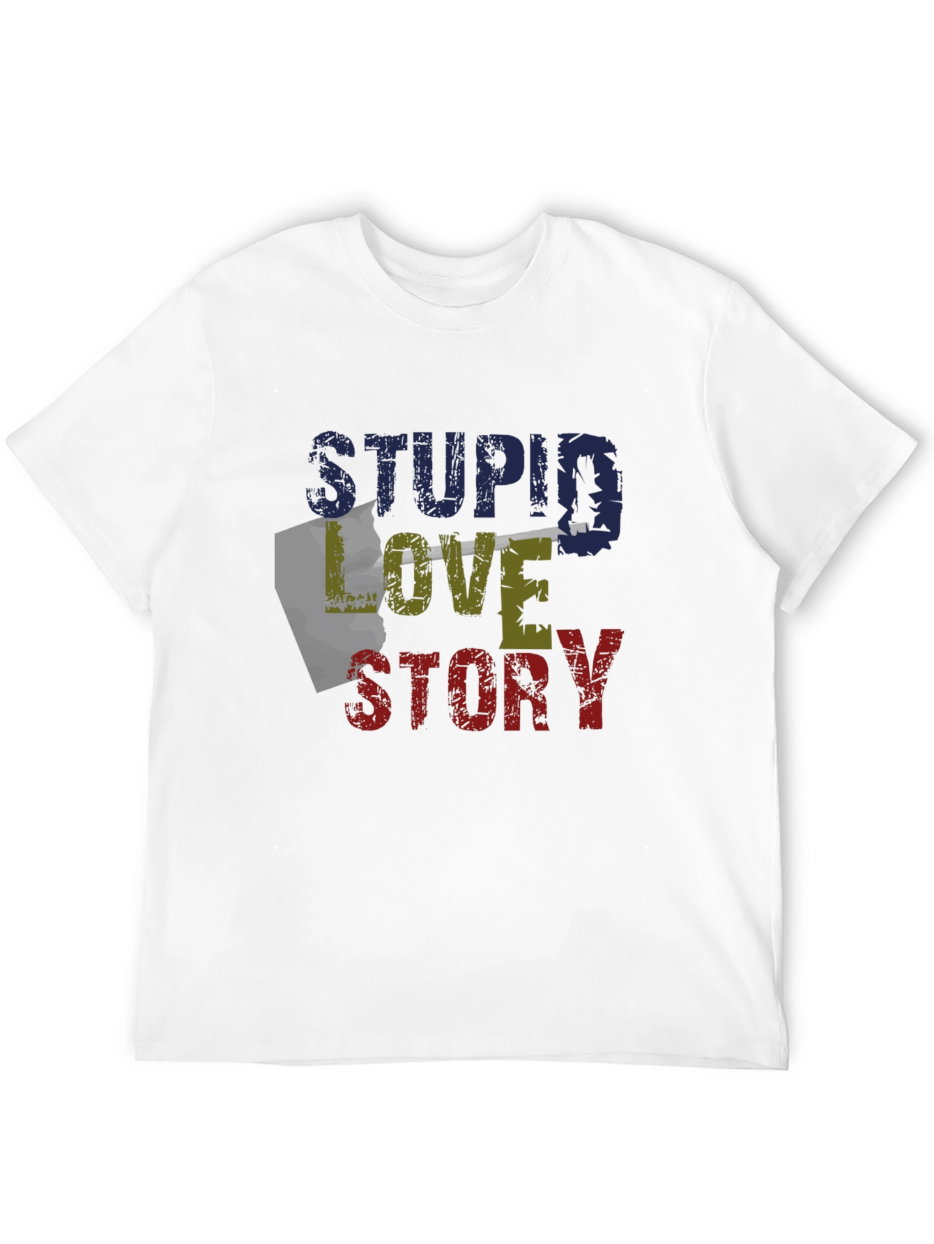 Stupid Love Story Graphic Tee - Unique Design