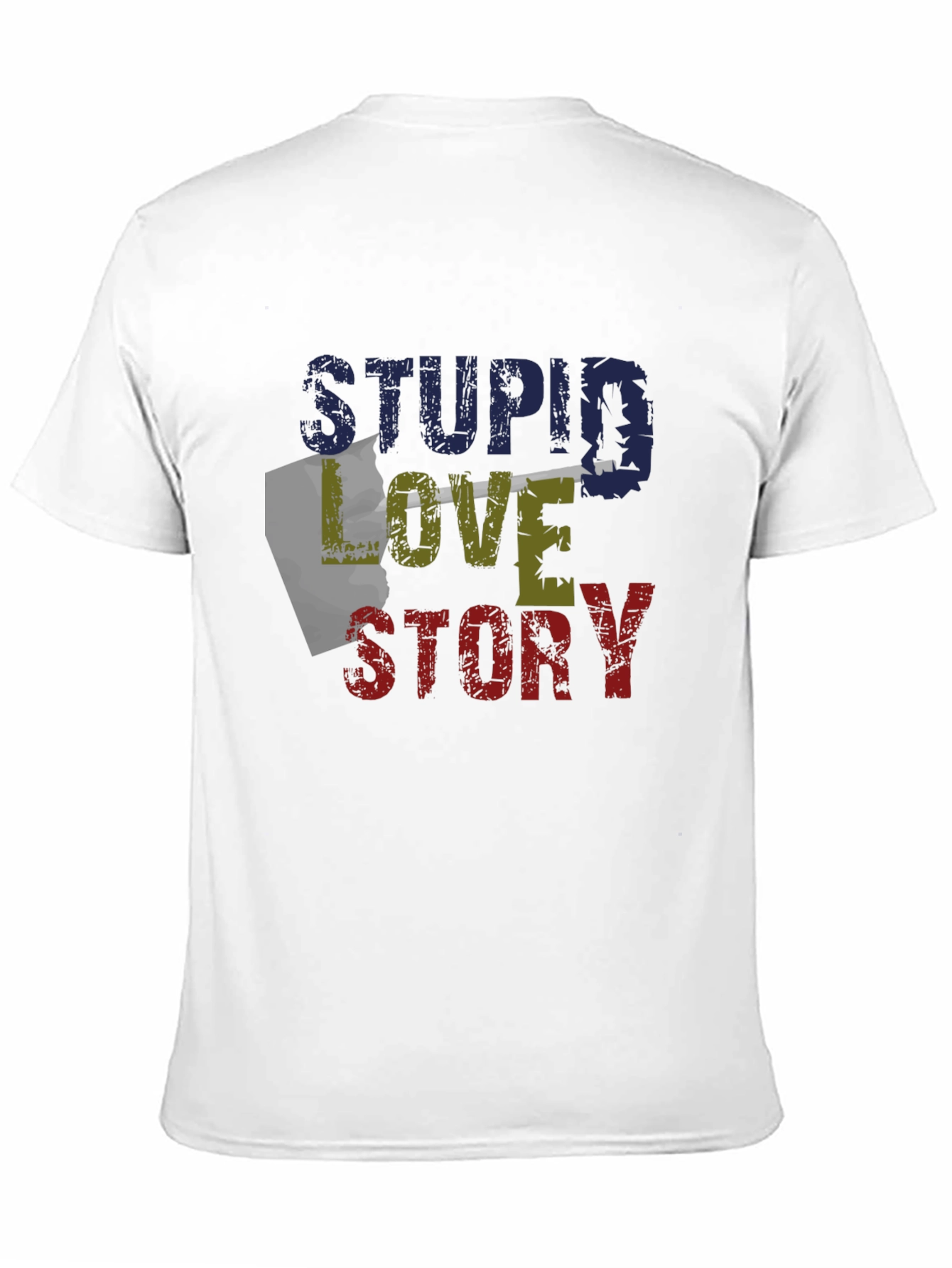 Stupid Love Story Graphic Tee - Unique Design