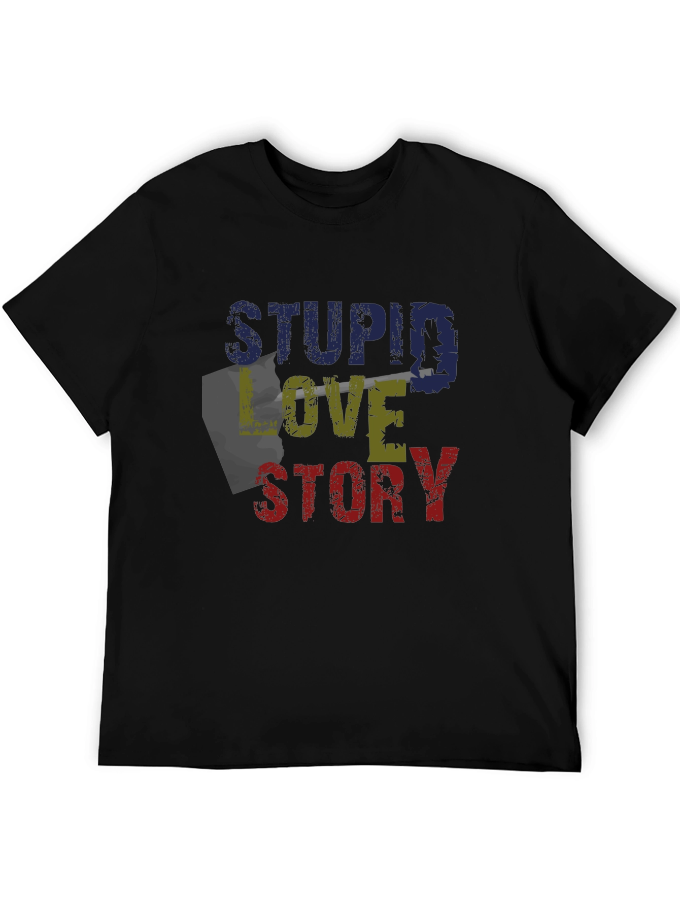 Stupid Love Story Graphic Tee - Unique Design