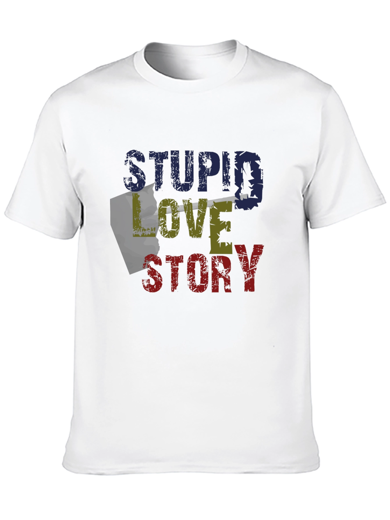Stupid Love Story Graphic Tee - Unique Design