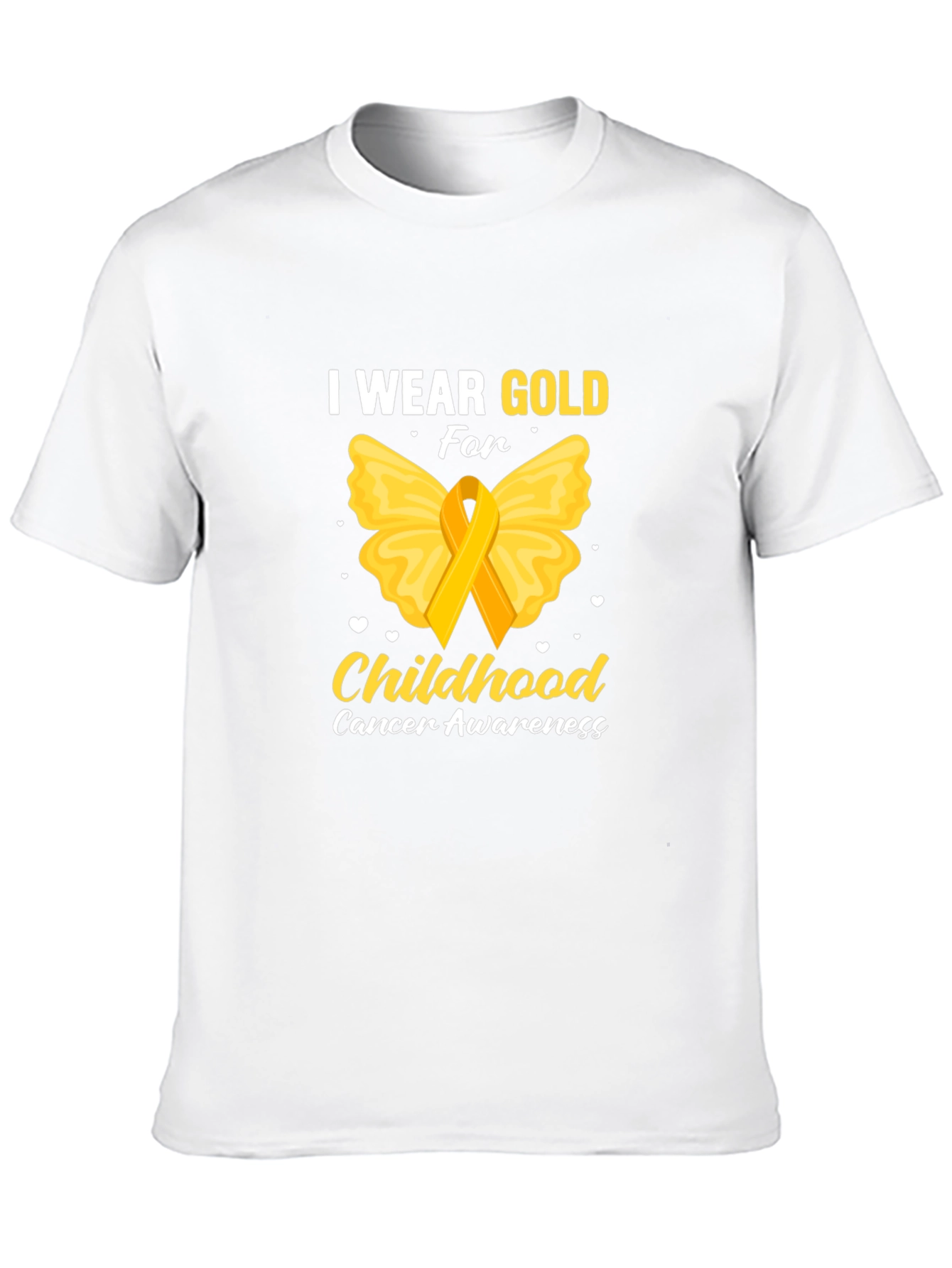 I Wear Gold For Childhood Cancer Awareness T-Shirt
