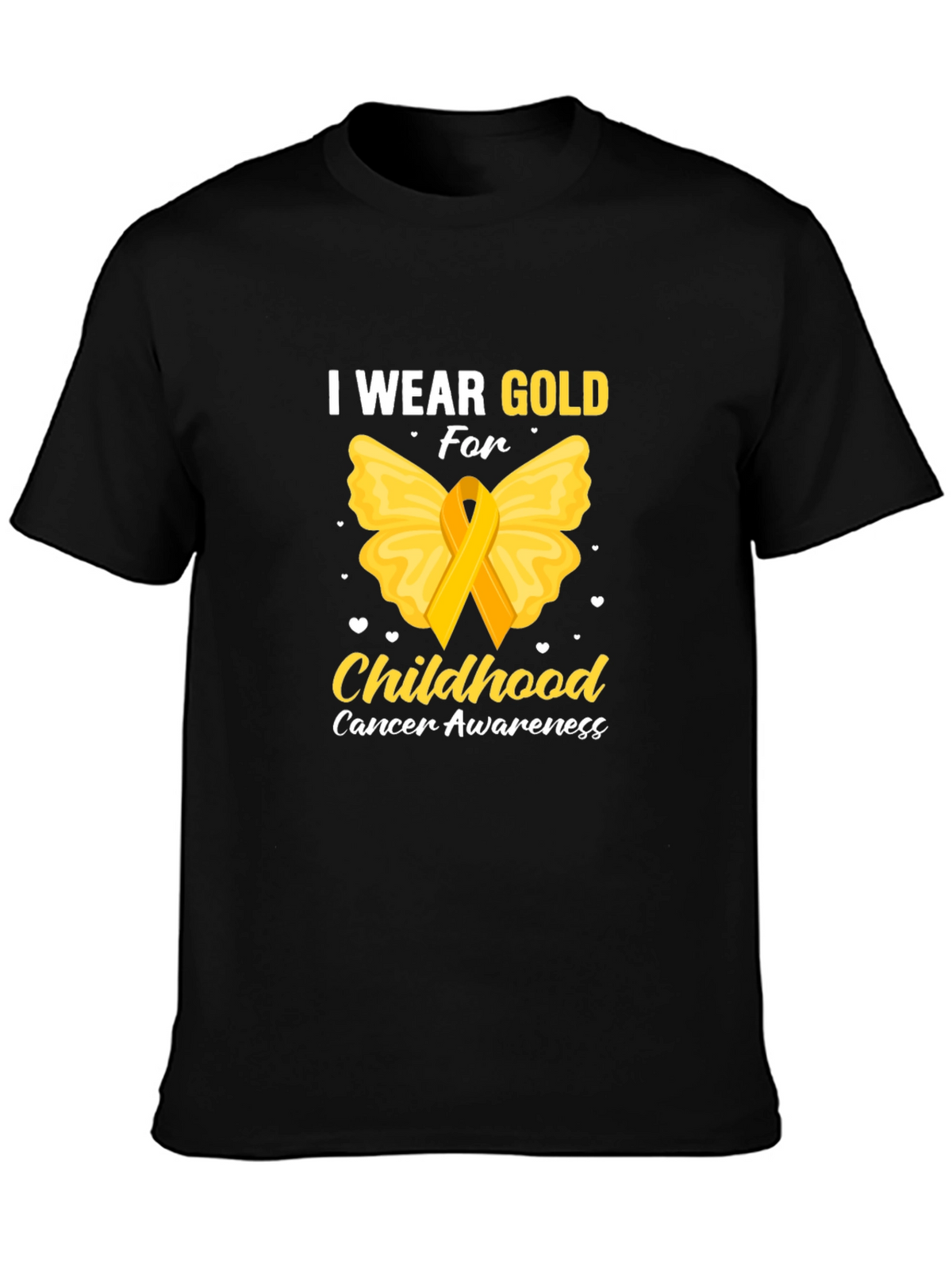 I Wear Gold For Childhood Cancer Awareness T-Shirt