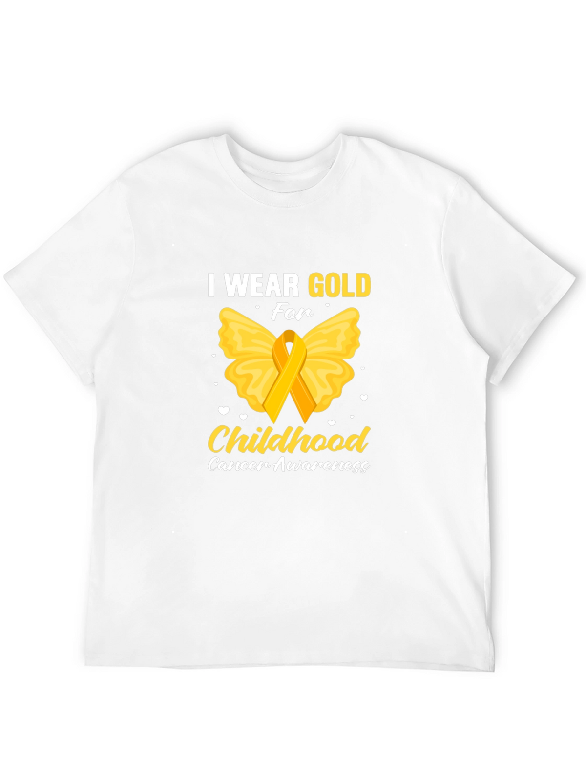 I Wear Gold For Childhood Cancer Awareness T-Shirt