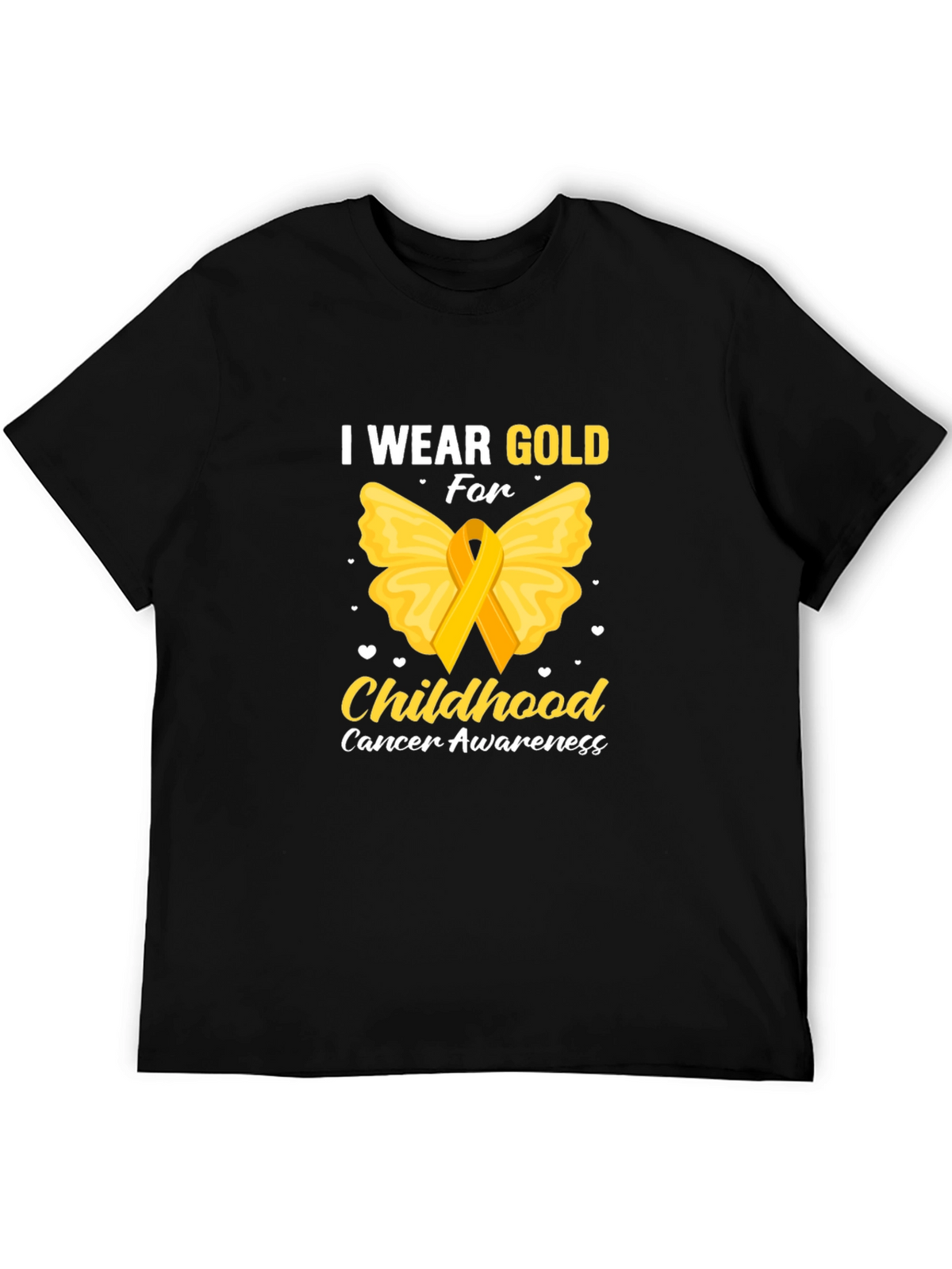 I Wear Gold For Childhood Cancer Awareness T-Shirt