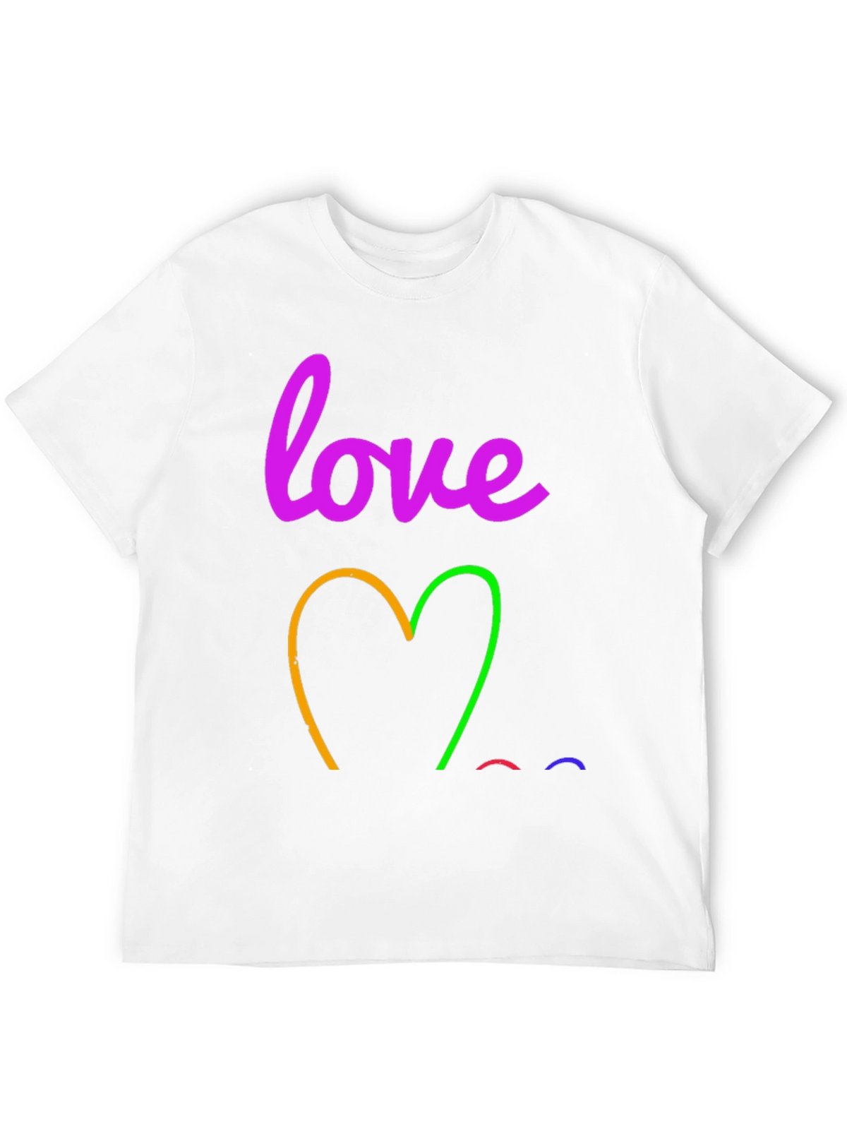 Love Heart Graphic Tee - Stylish Casual Wear