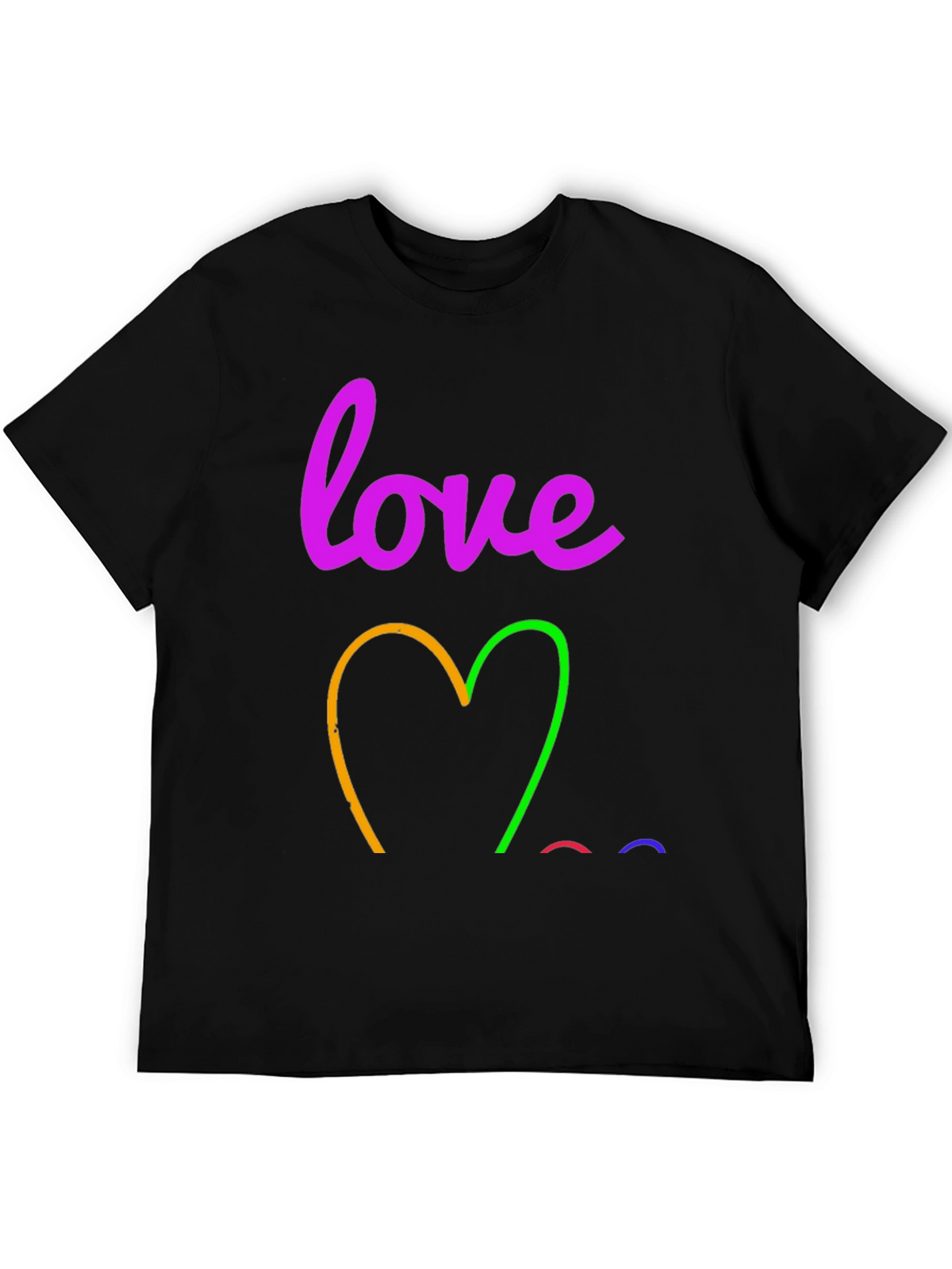 Love Heart Graphic Tee - Stylish Casual Wear