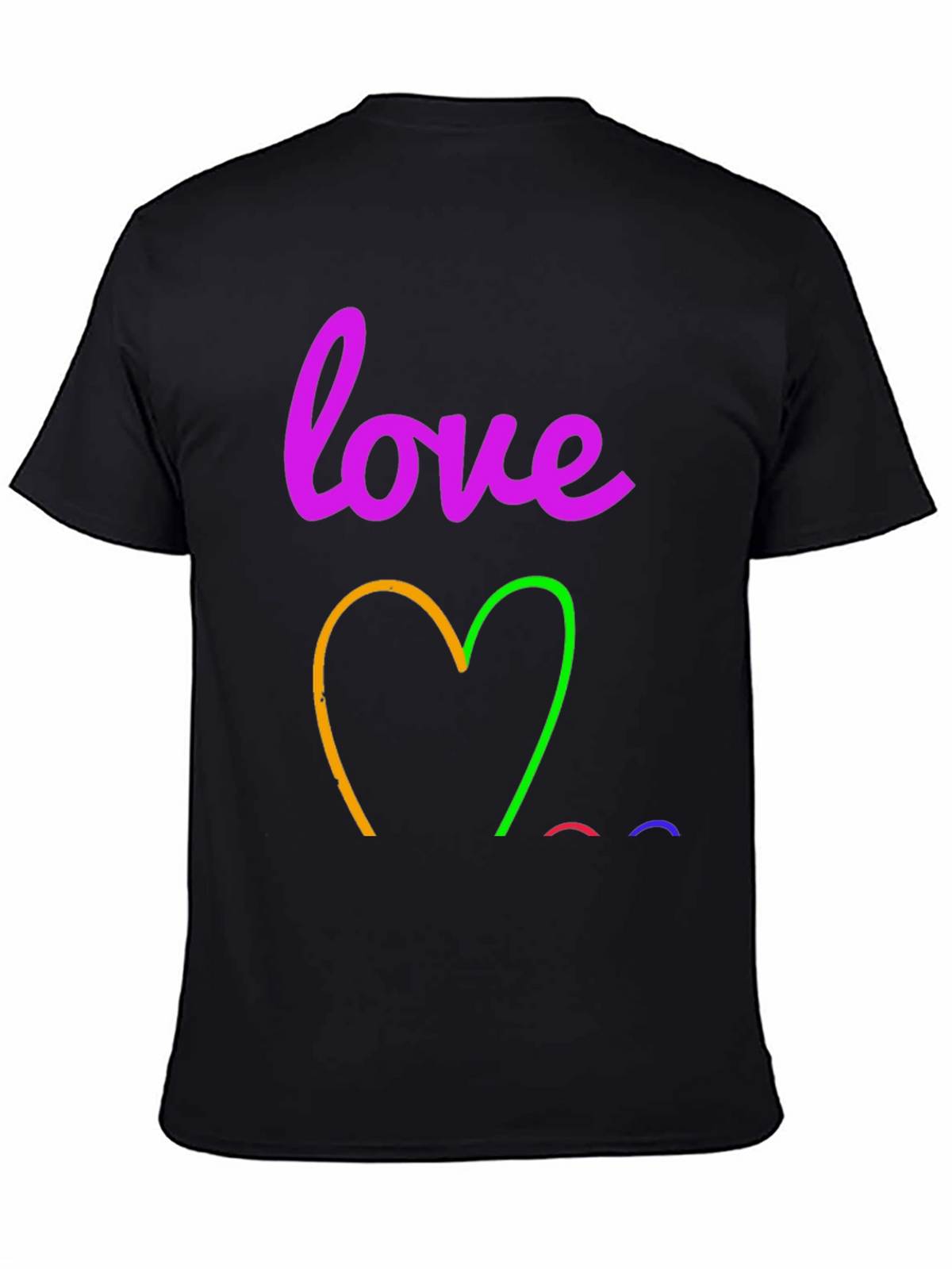 Love Heart Graphic Tee - Stylish Casual Wear