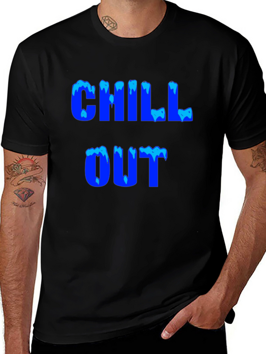 Chill Out Graphic Tee - Cool & Comfortable Black T-Shirt