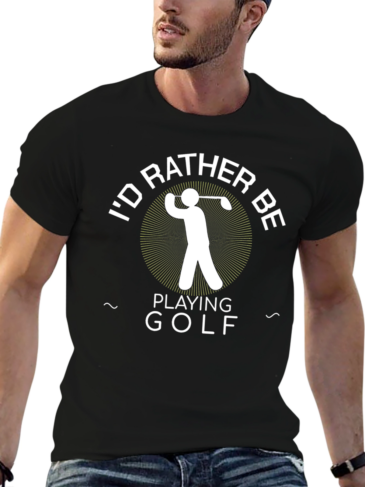 Golf Lovers Tee: Id Rather Be Playing Golf