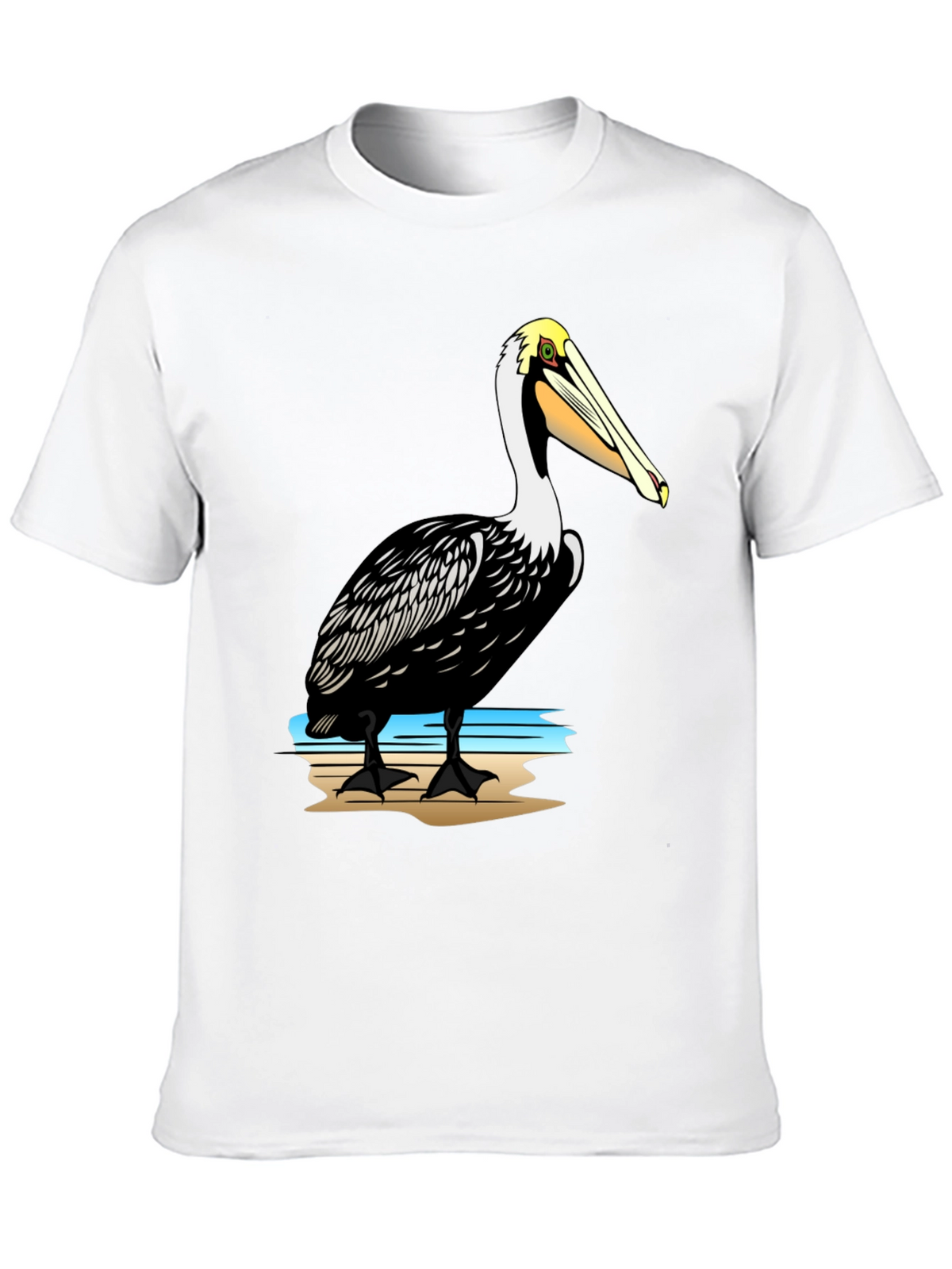 Pelican Graphic Print Black T-Shirt