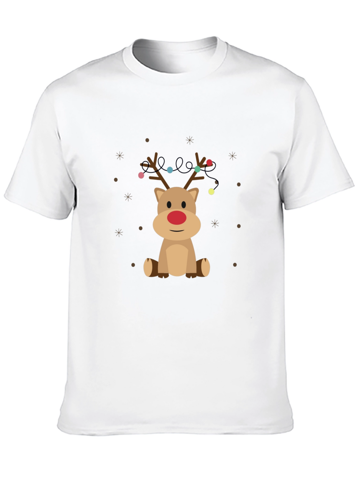 Festive Reindeer T-Shirt - Holiday Cheer