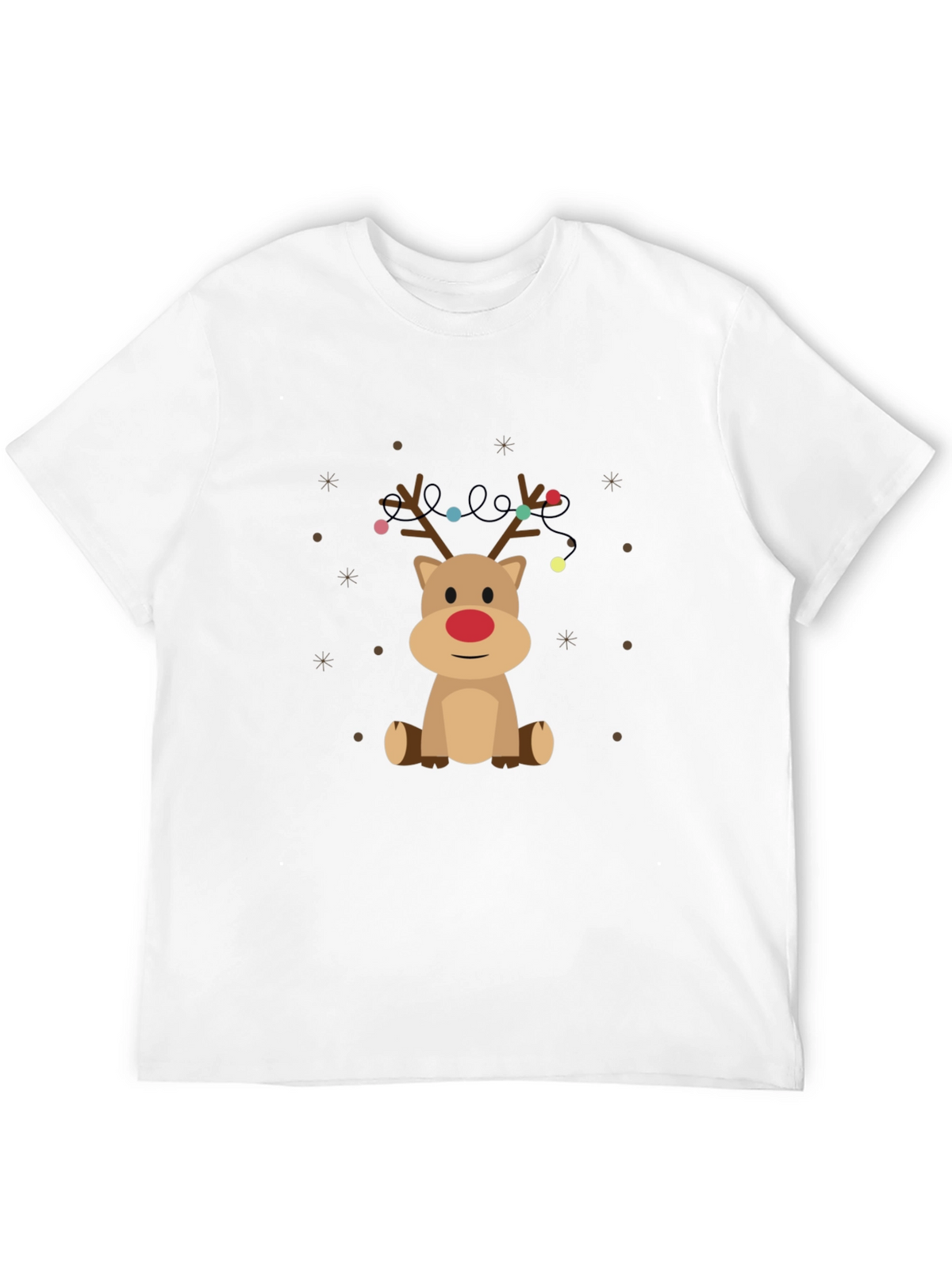 Festive Reindeer T-Shirt - Holiday Cheer
