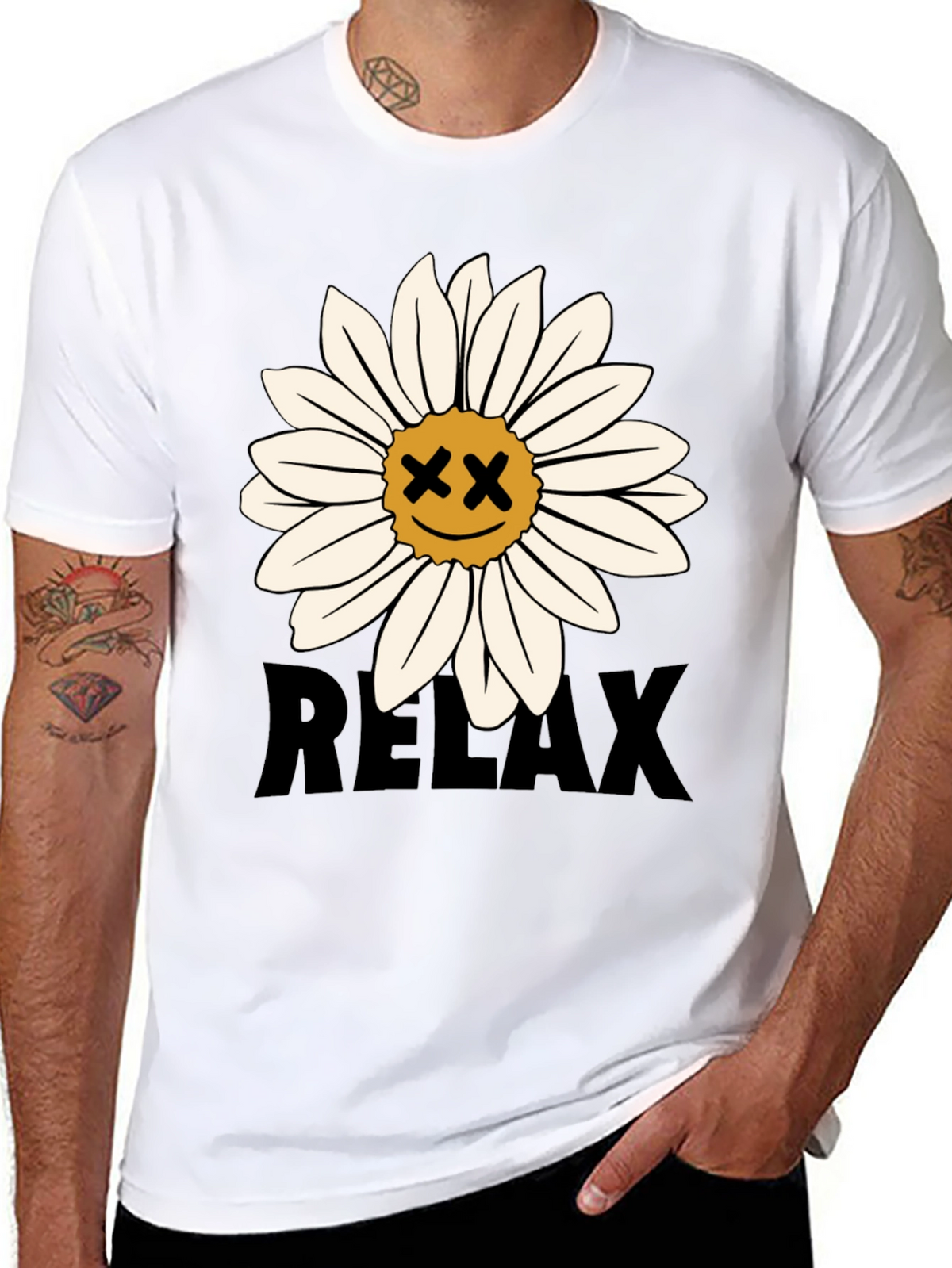 Relax Daisy Graphic Tee