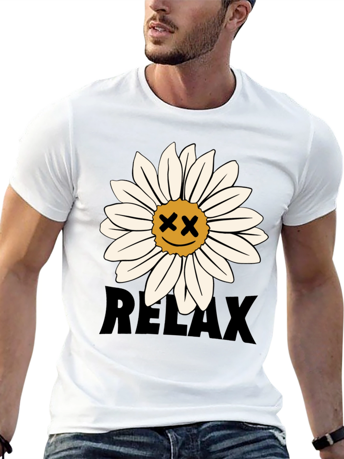 Relax Daisy Graphic Tee