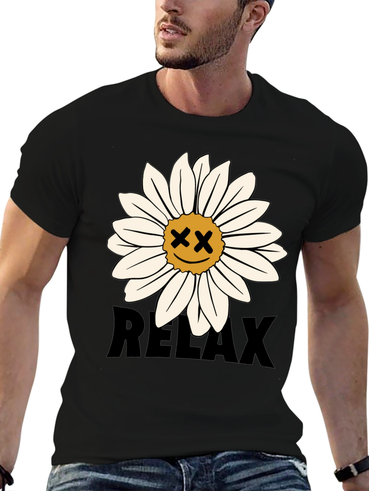Relax Daisy Graphic Tee