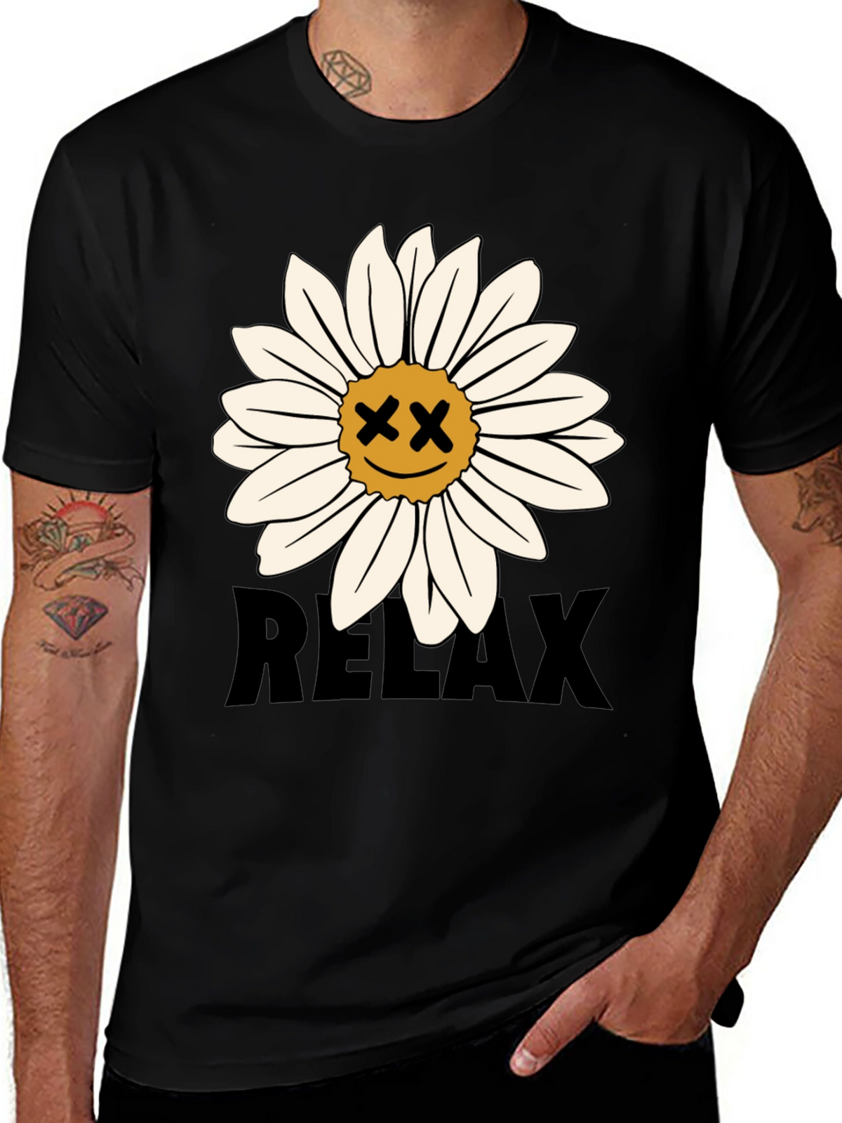 Relax Daisy Graphic Tee