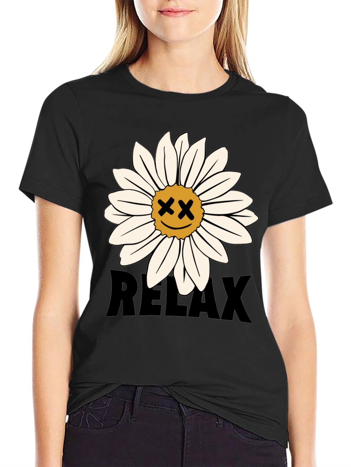 Relax Daisy Graphic Tee