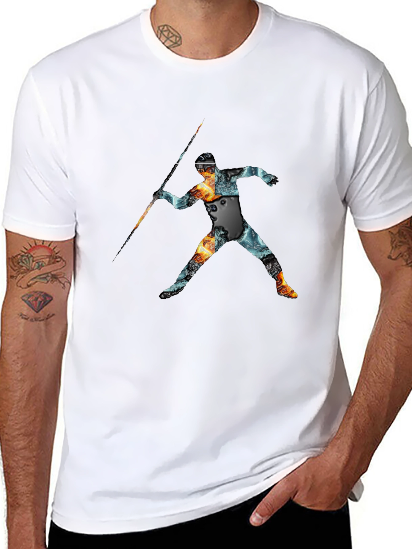 Cool Fire & Ice Warrior T-Shirt