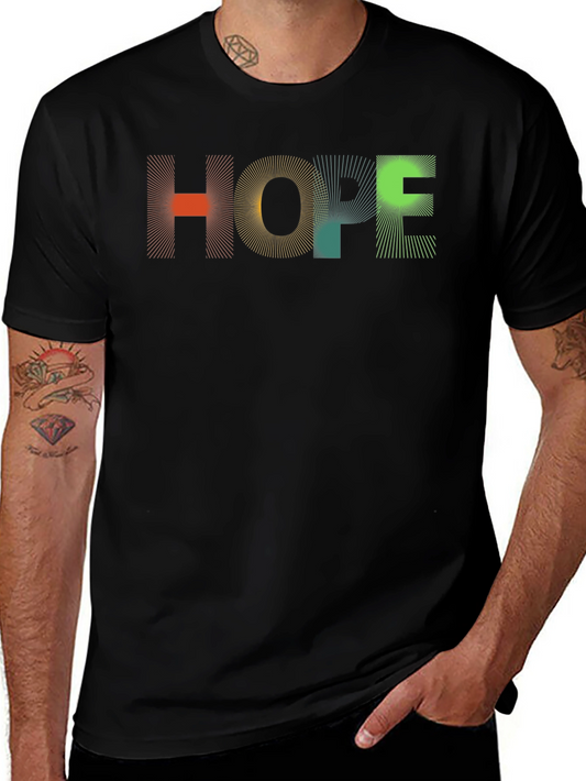 HOPE Graphic Tee - Modern Abstract Design Unisex Fit