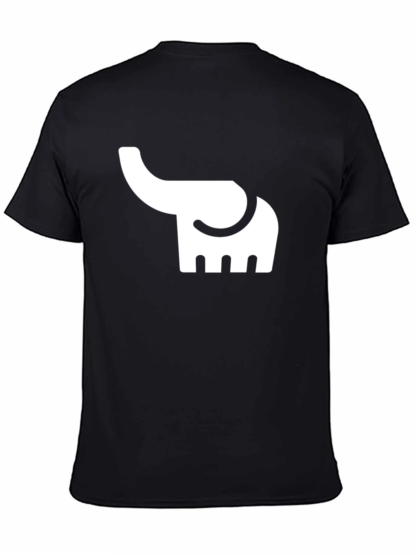 Elephant Graphic Tee - Unisex Black T-Shirt