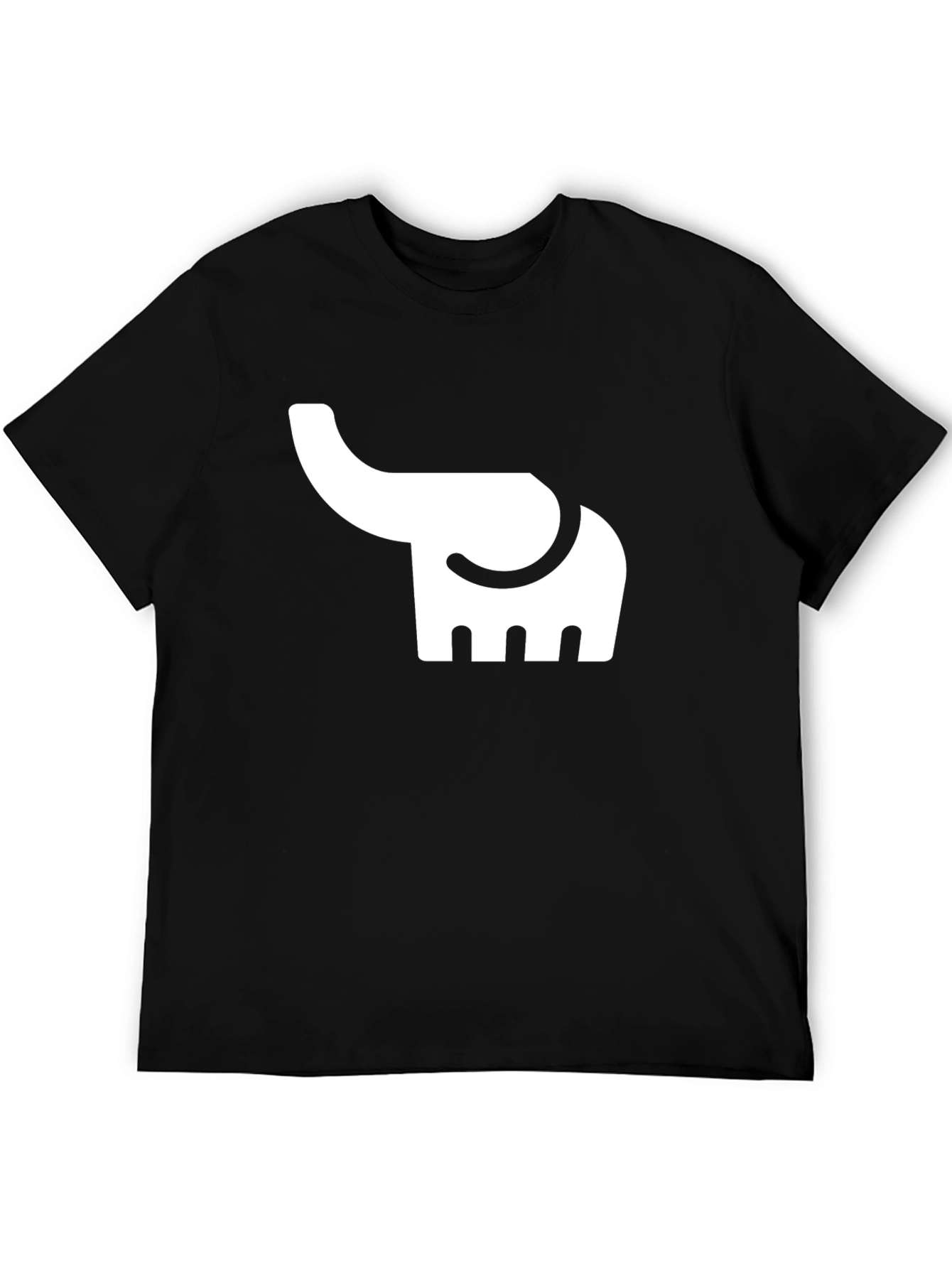 Elephant Graphic Tee - Unisex Black T-Shirt