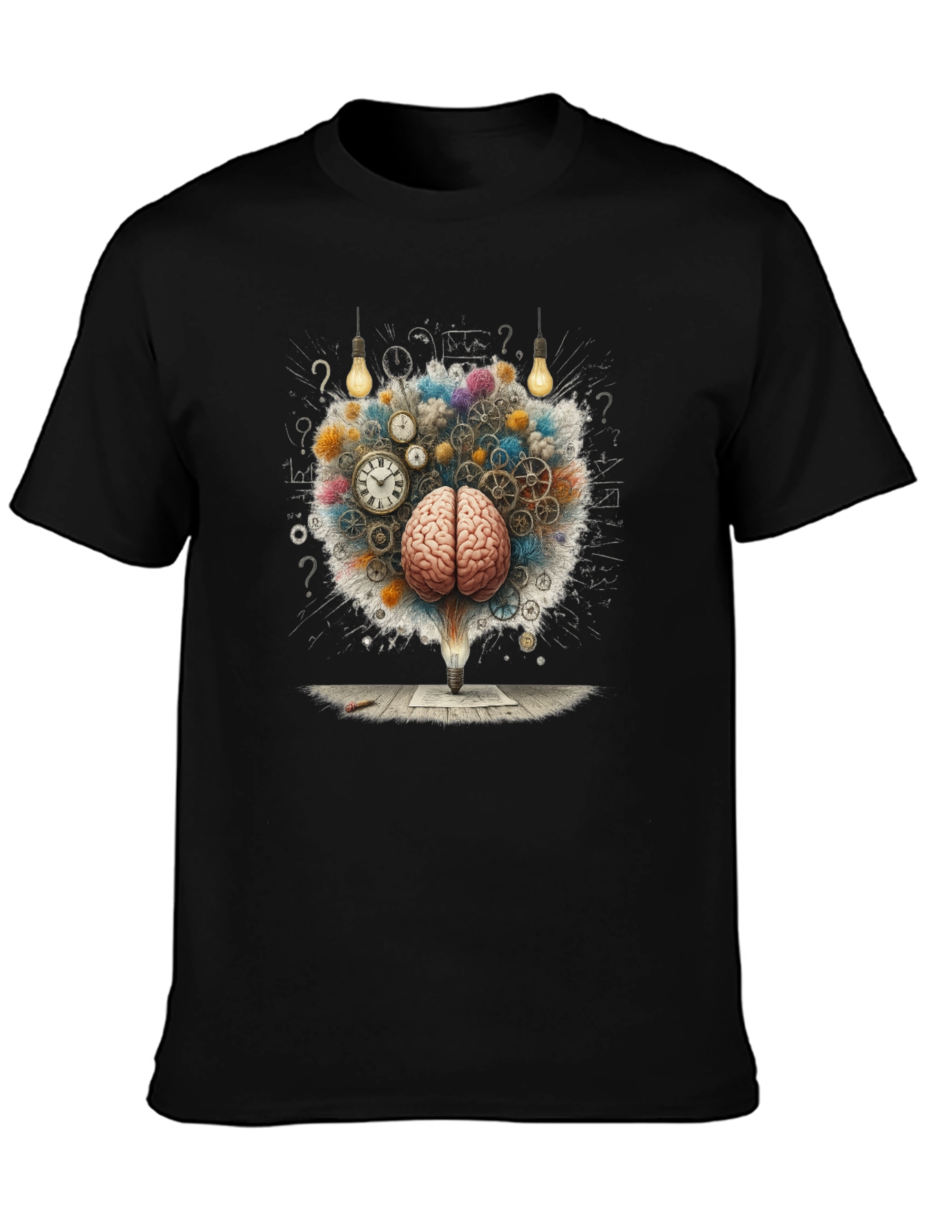 Brainstorming Graphic T-Shirt - Creative Idea Design