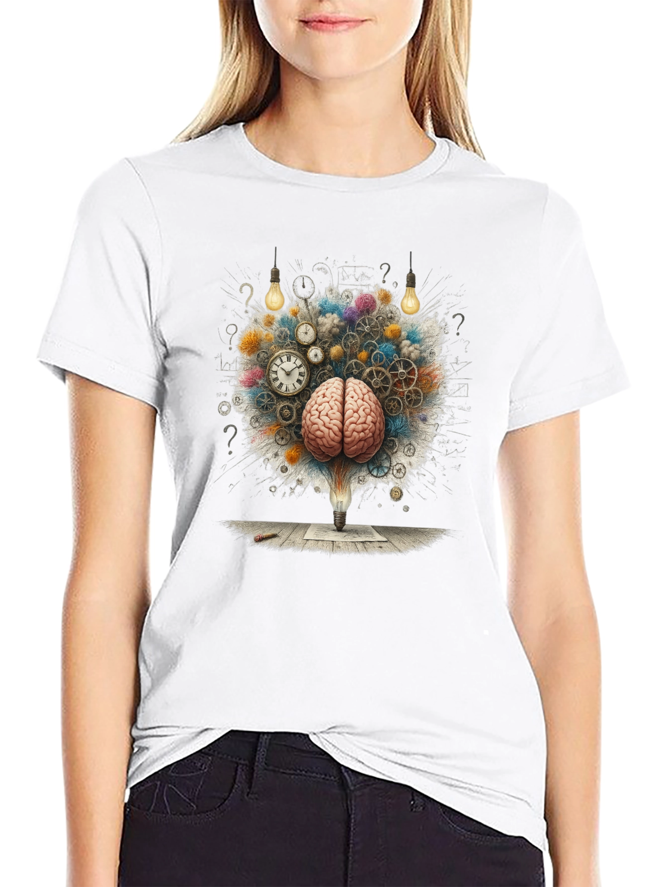 Brainstorming Graphic T-Shirt - Creative Idea Design