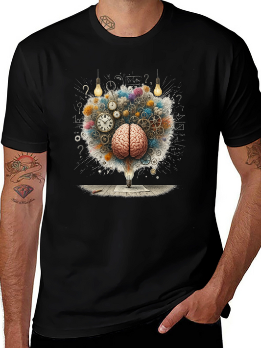 Brainstorming Graphic T-Shirt - Creative Idea Design