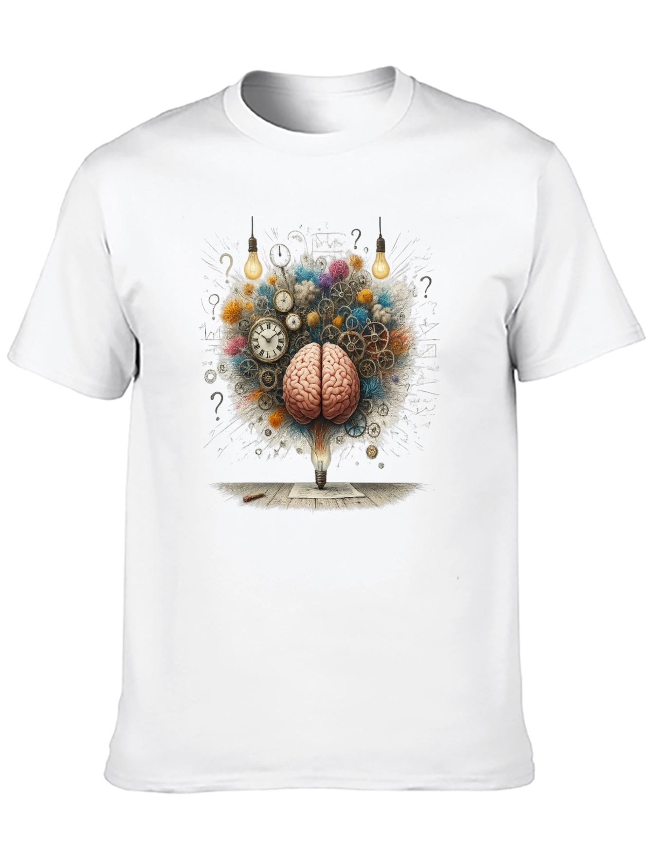 Brainstorming Graphic T-Shirt - Creative Idea Design