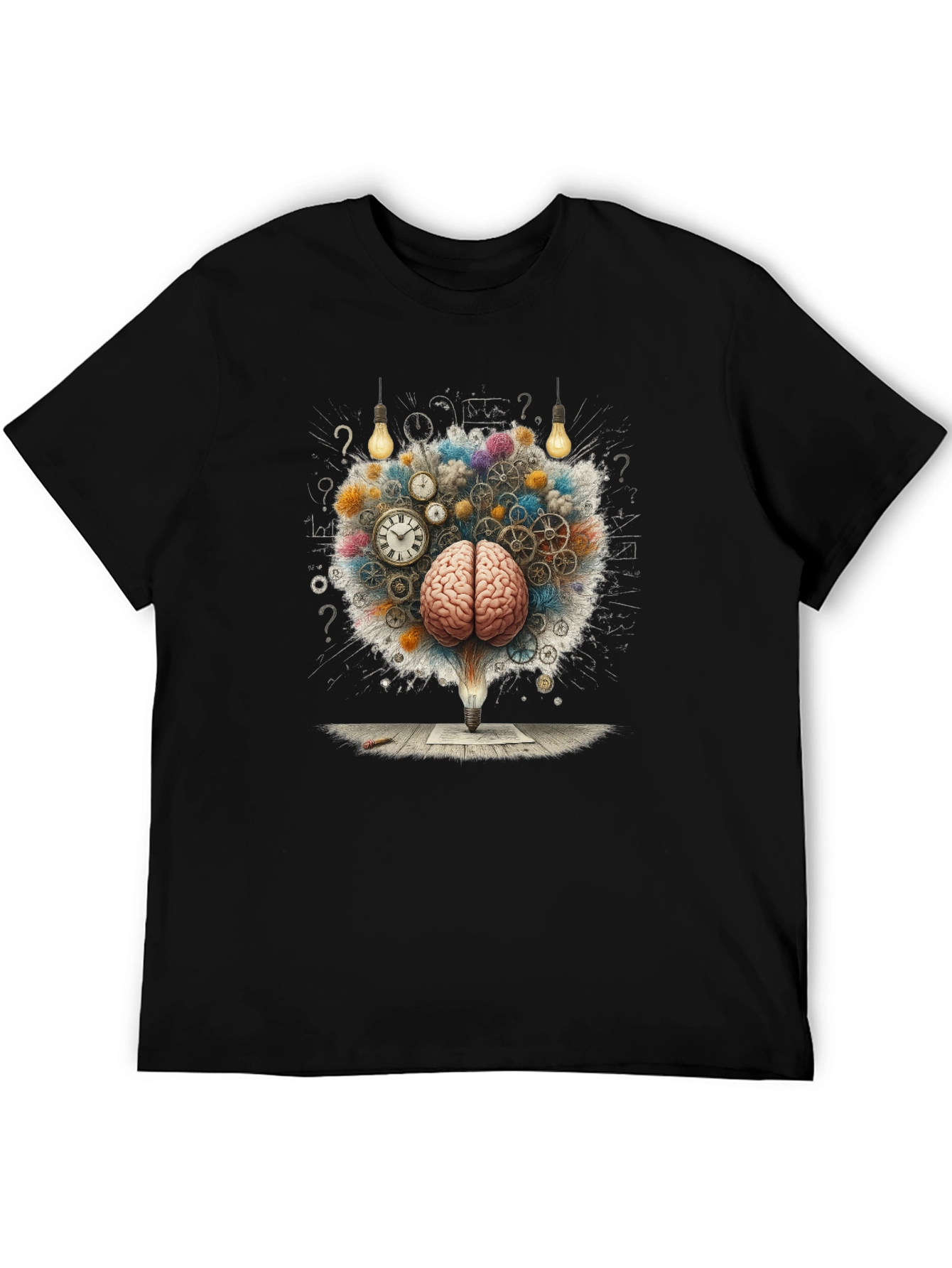 Brainstorming Graphic T-Shirt - Creative Idea Design
