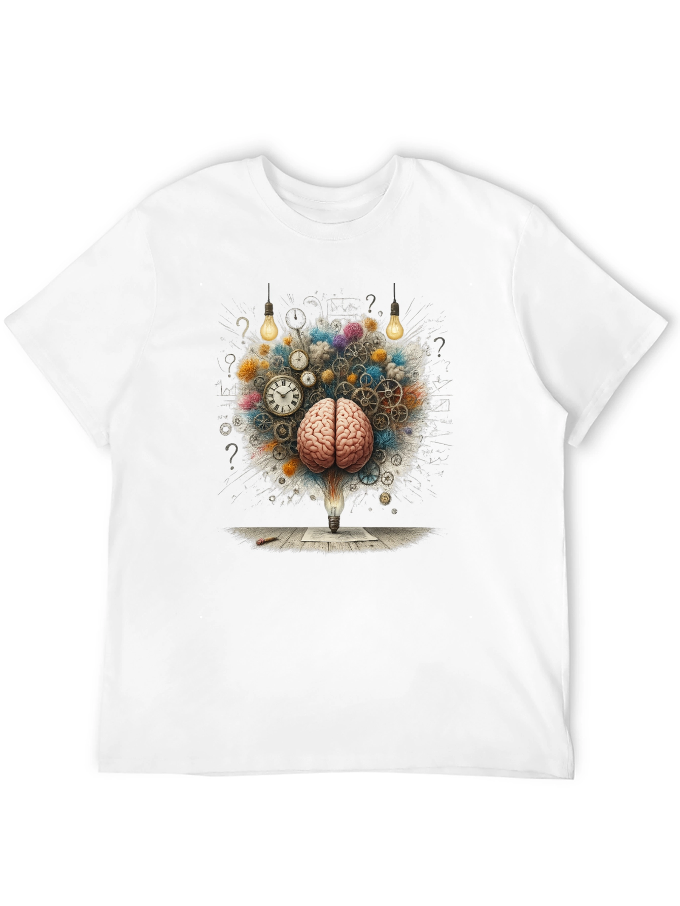 Brainstorming Graphic T-Shirt - Creative Idea Design