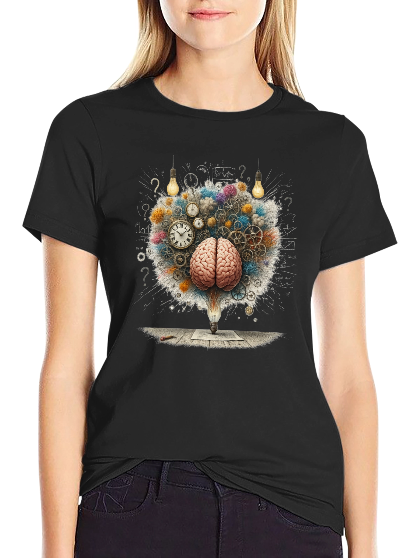 Brainstorming Graphic T-Shirt - Creative Idea Design