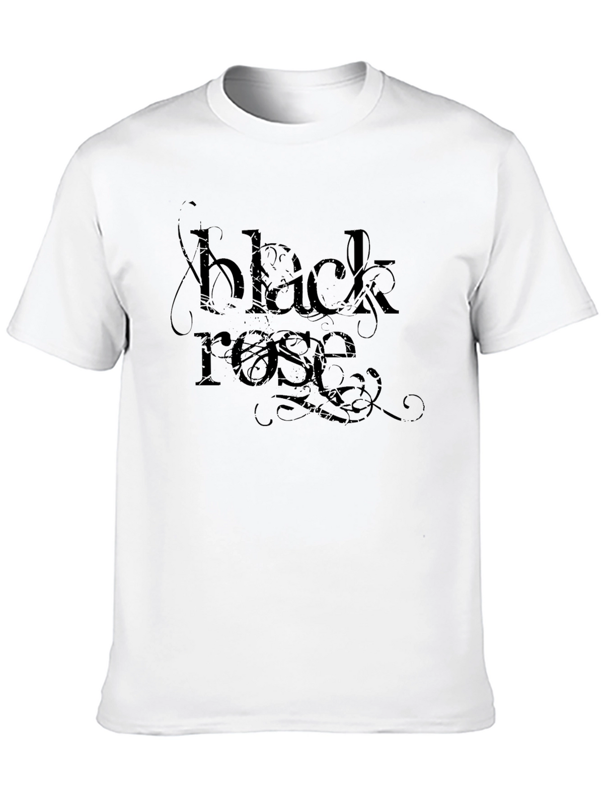 Black Rose Graphic T-Shirt - Stylish Dark Design
