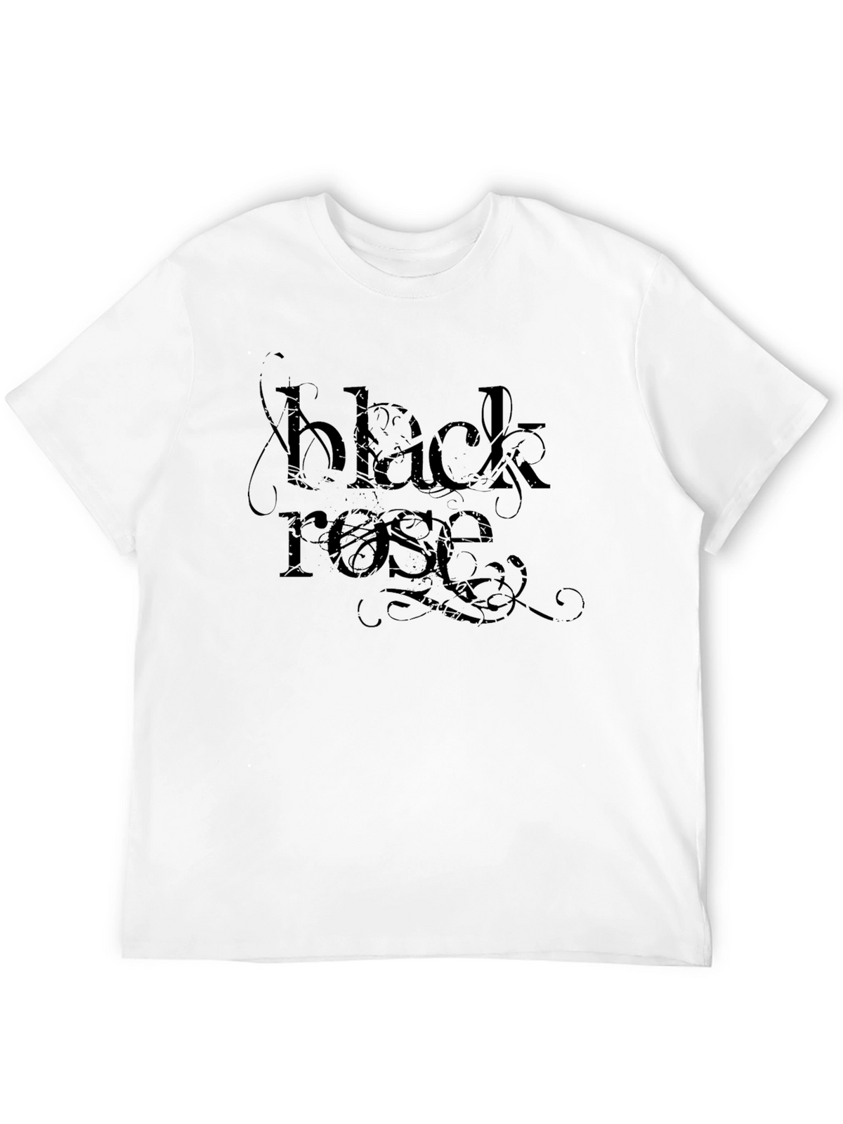 Black Rose Graphic T-Shirt - Stylish Dark Design