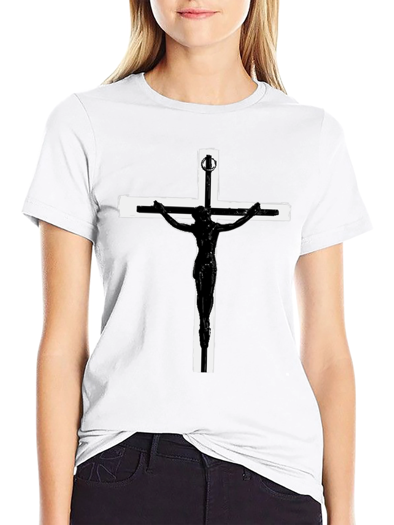 Crucifix Graphic T-Shirt