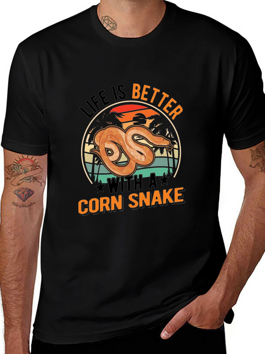 Corn Snake T-Shirt - Life is Better