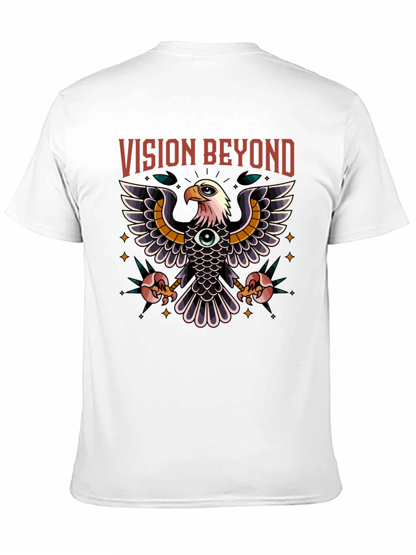 Vision Beyond Eagle Graphic Tee - Black