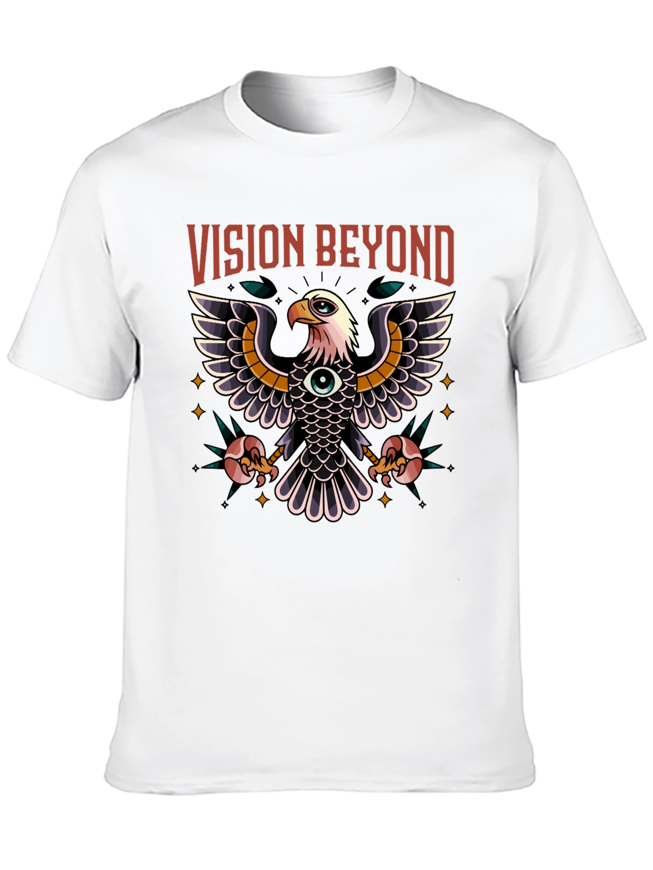 Vision Beyond Eagle Graphic Tee - Black
