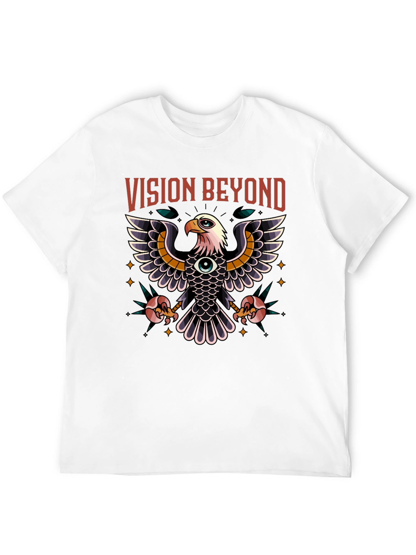 Vision Beyond Eagle Graphic Tee - Black