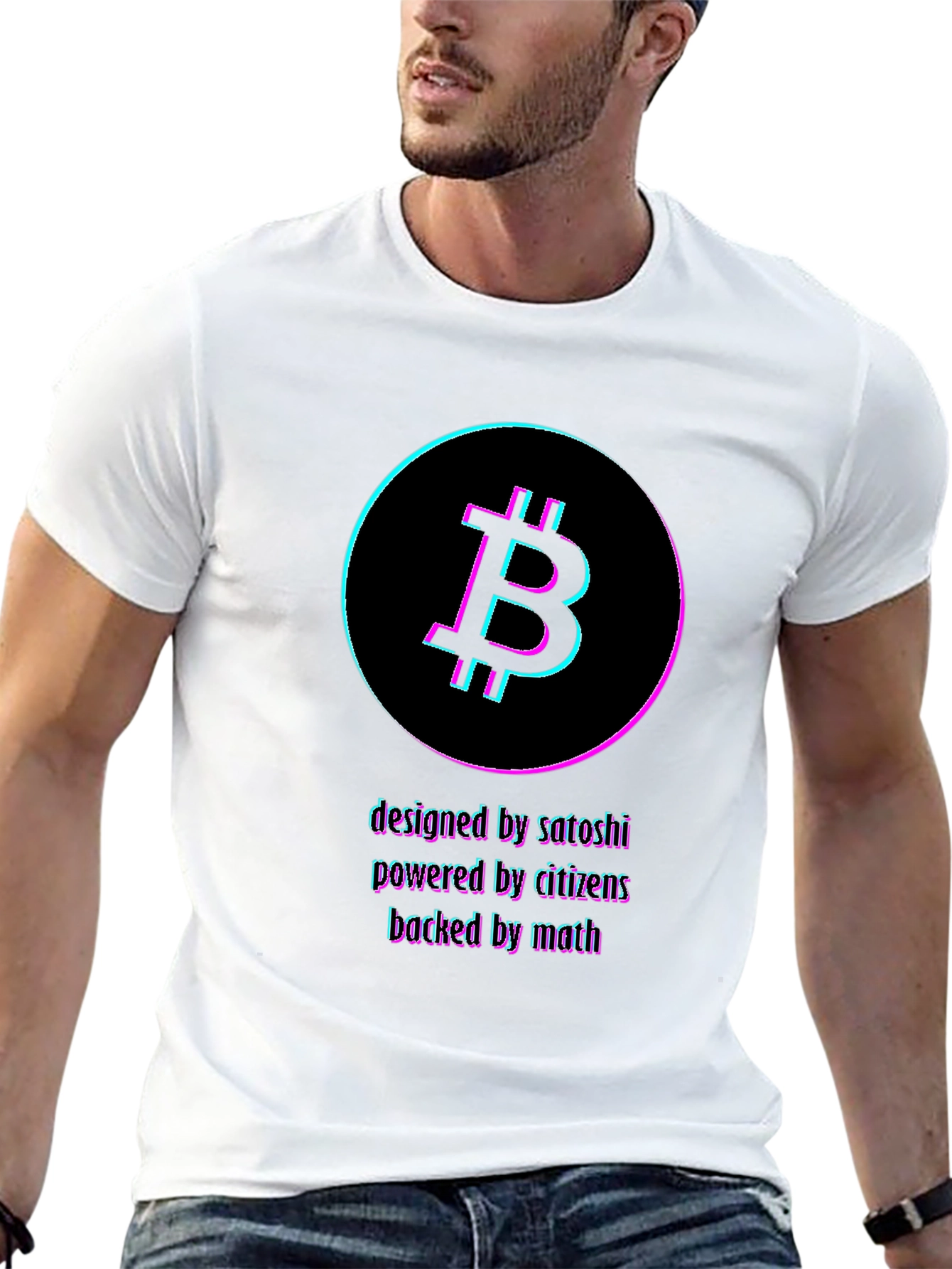 Bitcoin Crypto T-Shirt: Designed by Satoshi Powered by Citizens