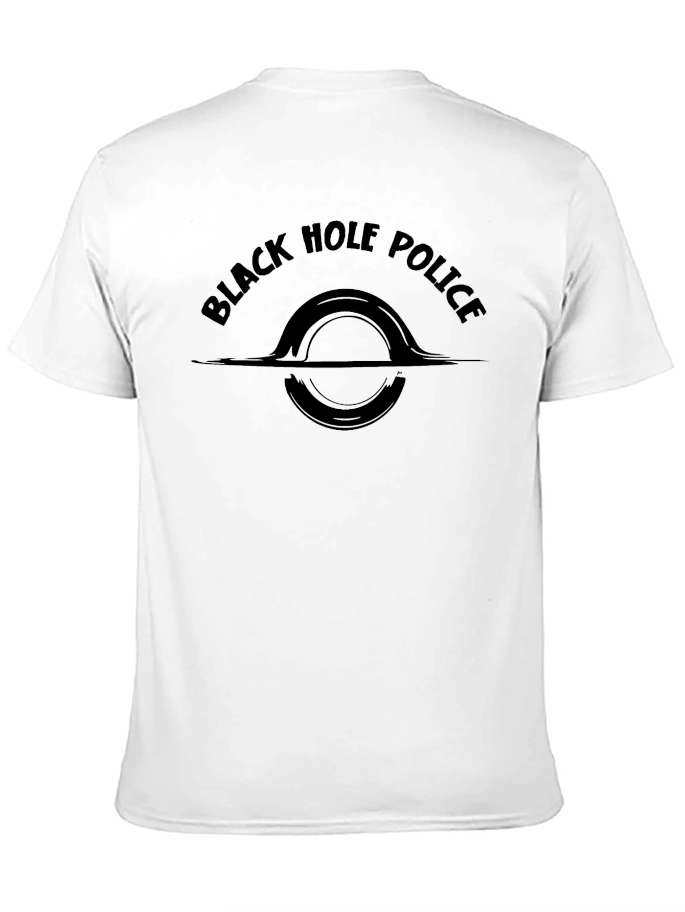 Black Hole Police Graphic Tee