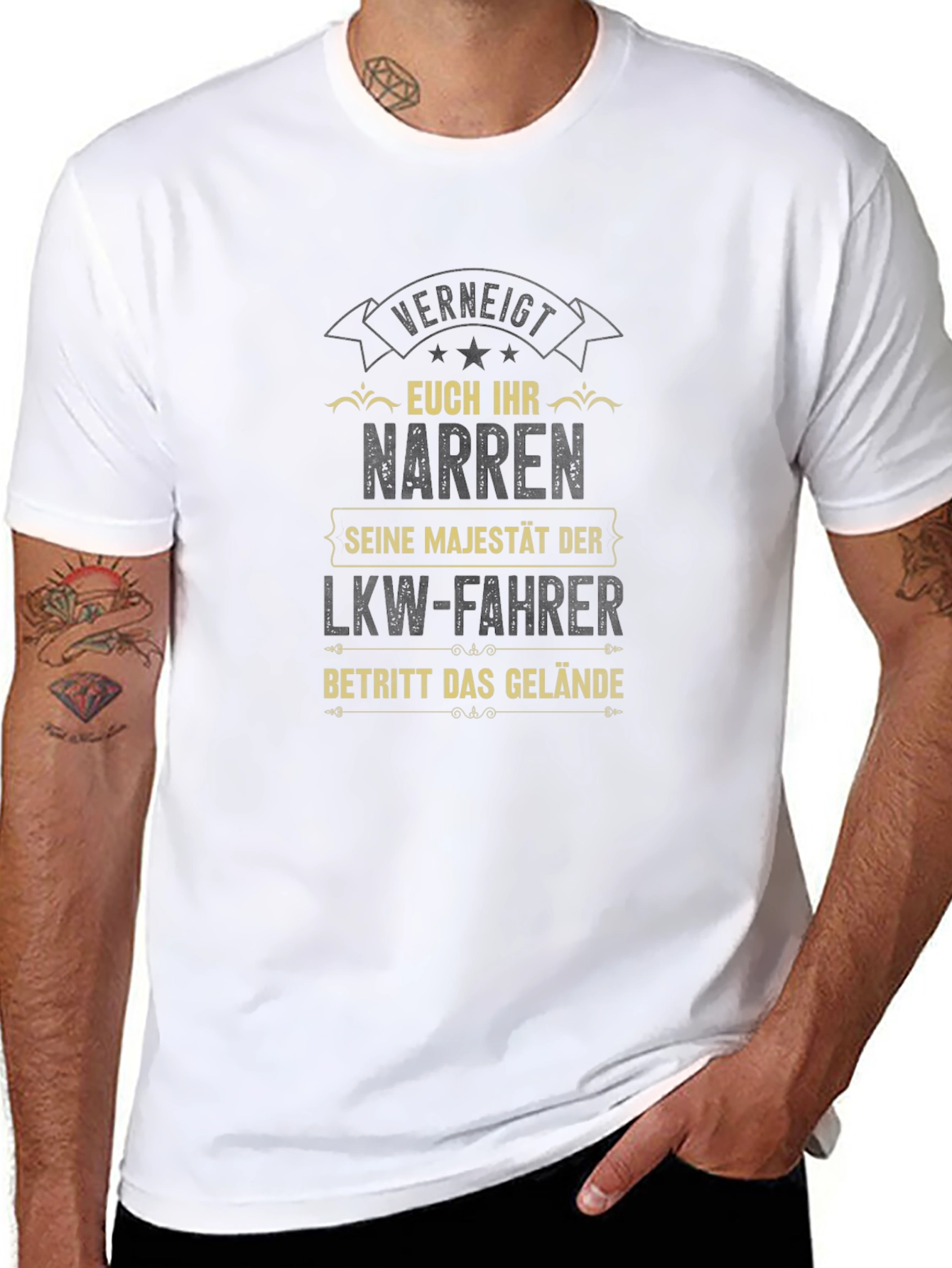 Verneigt Euch Trucker T-Shirt
