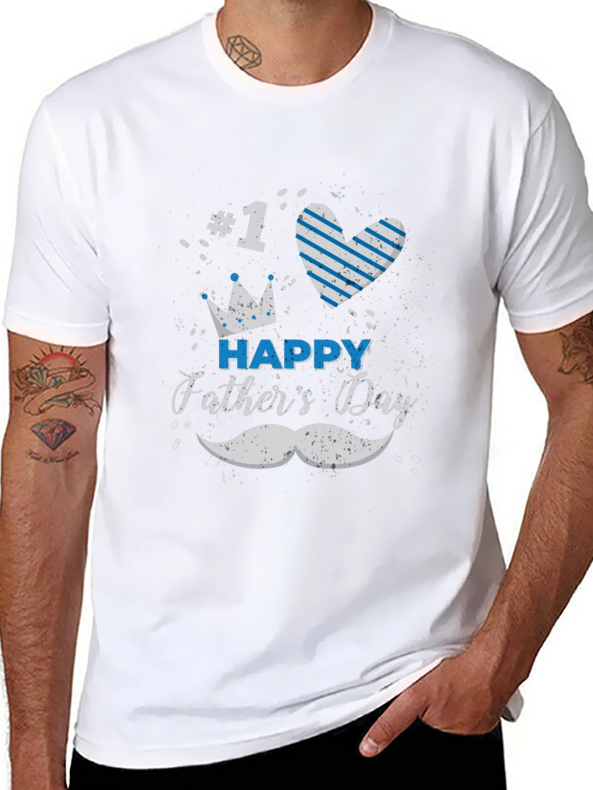 Happy Fathers Day #1 Dad T-Shirt