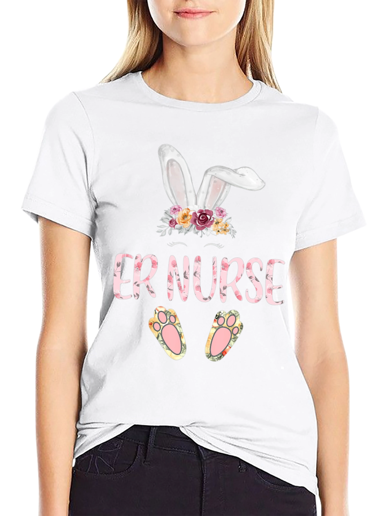 ER Nurse Easter Bunny T-Shirt