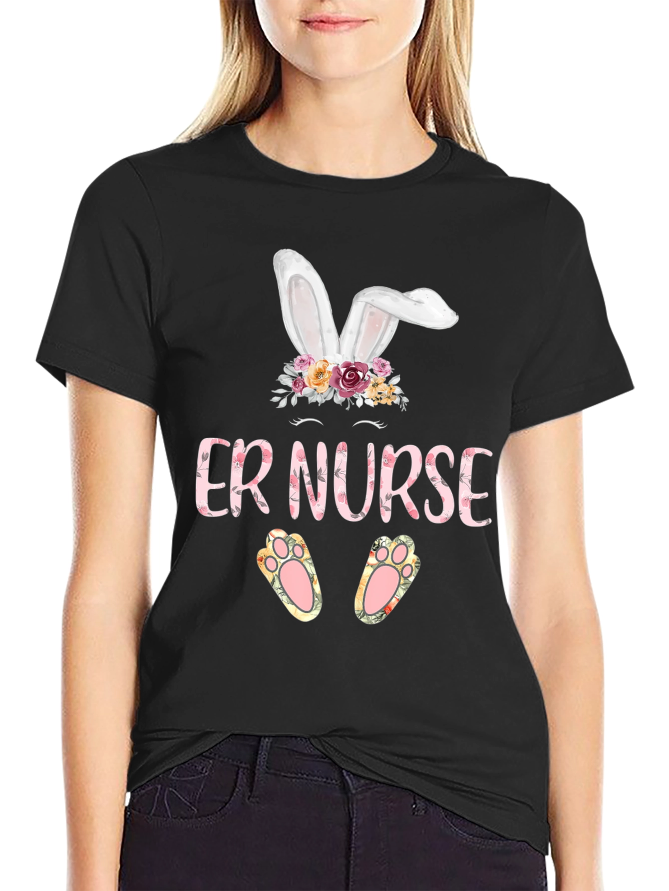 ER Nurse Easter Bunny T-Shirt