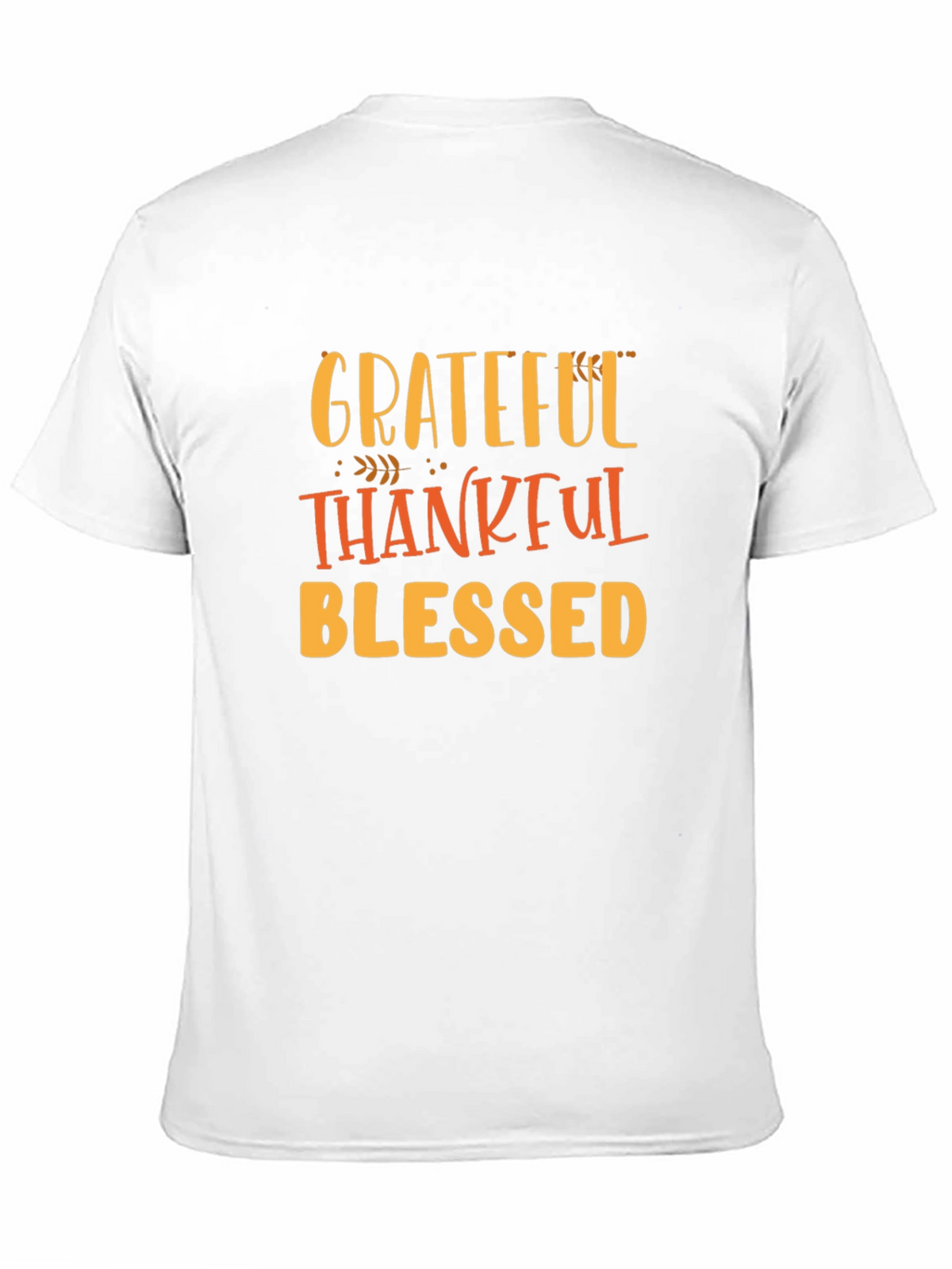 Grateful Thankful Blessed Black Tee